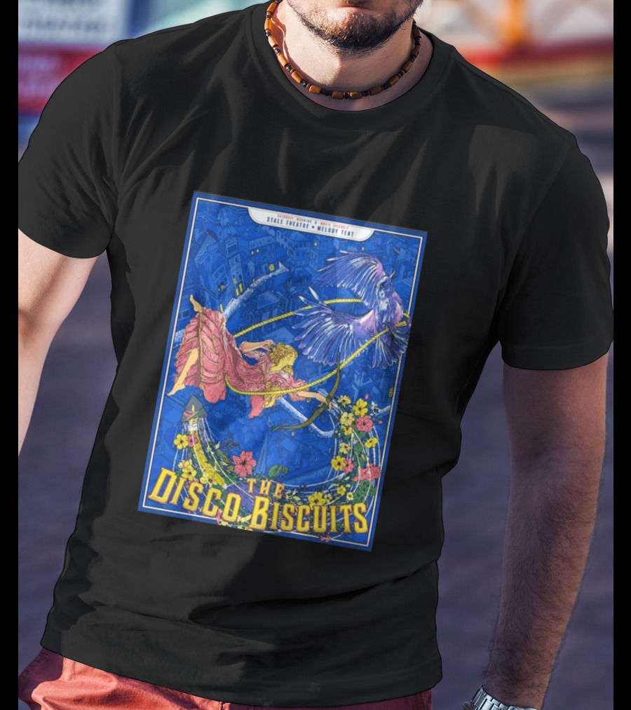 The Disco Biscuits July 11 2026 Jeezum Crow Music Festival Vermont Tour Stale Theatre Melody Tent T-Shirt