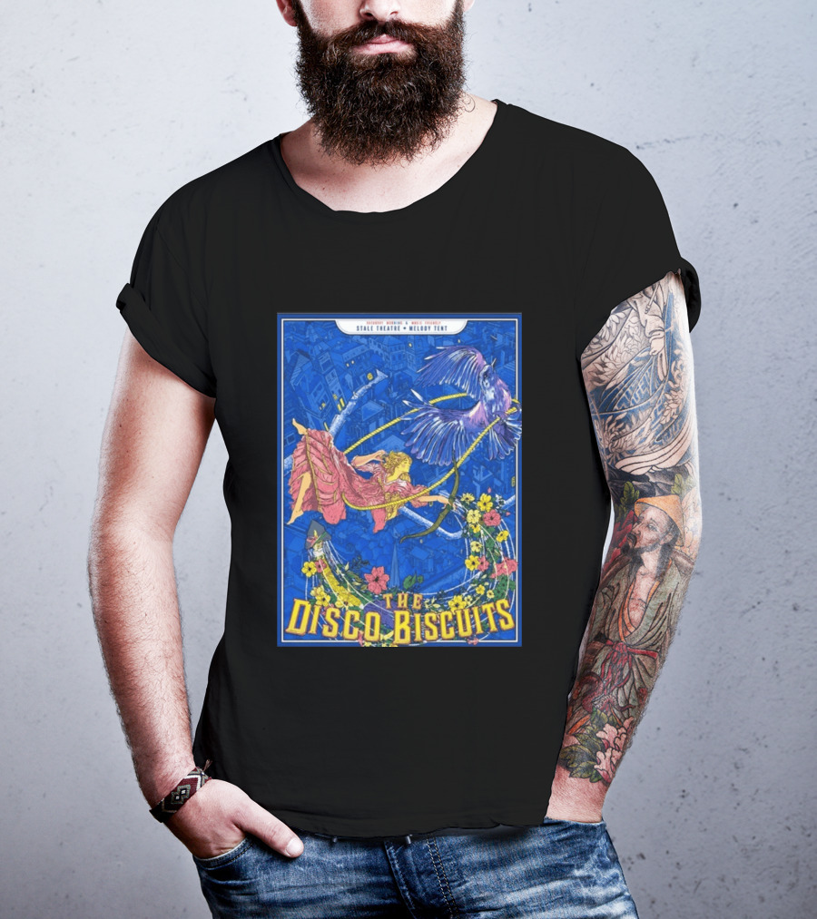 The Disco Biscuits July 11 2026 Jeezum Crow Music Festival Vermont Tour Stale Theatre Melody Tent T-Shirt