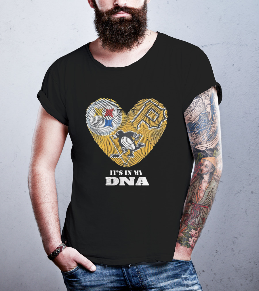Pittsburgh Steelers Pirates Penguins It's In My DNA T-Shirt