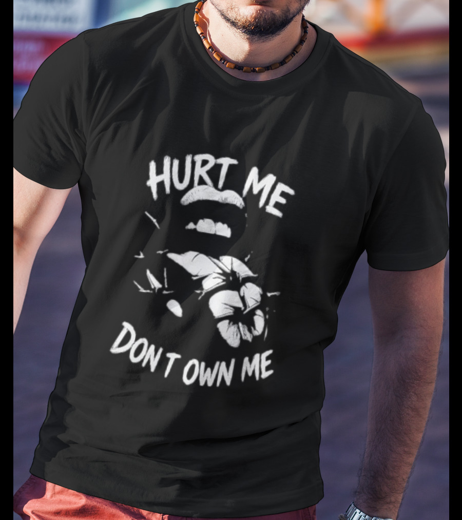 Hurt Me Don't Own Me Spiked Tongue T-Shirt
