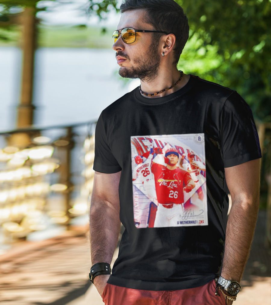 St. Louis Cardinals JJ Wetherholt 26 MLB Fan Memorabilia T-Shirt