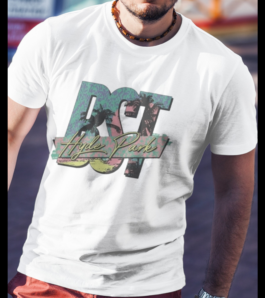 BST Hyde Park 10th July 2026 Pitbull Event Tropical Palms T-Shirt