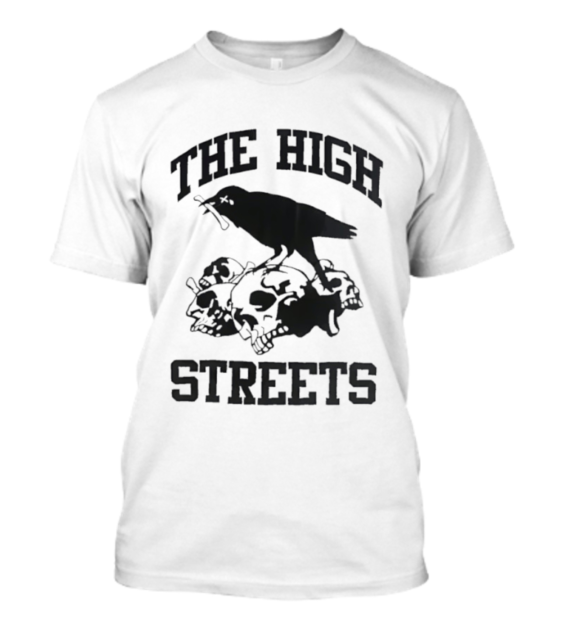 The High Streets Crow On Skulls T-Shirt