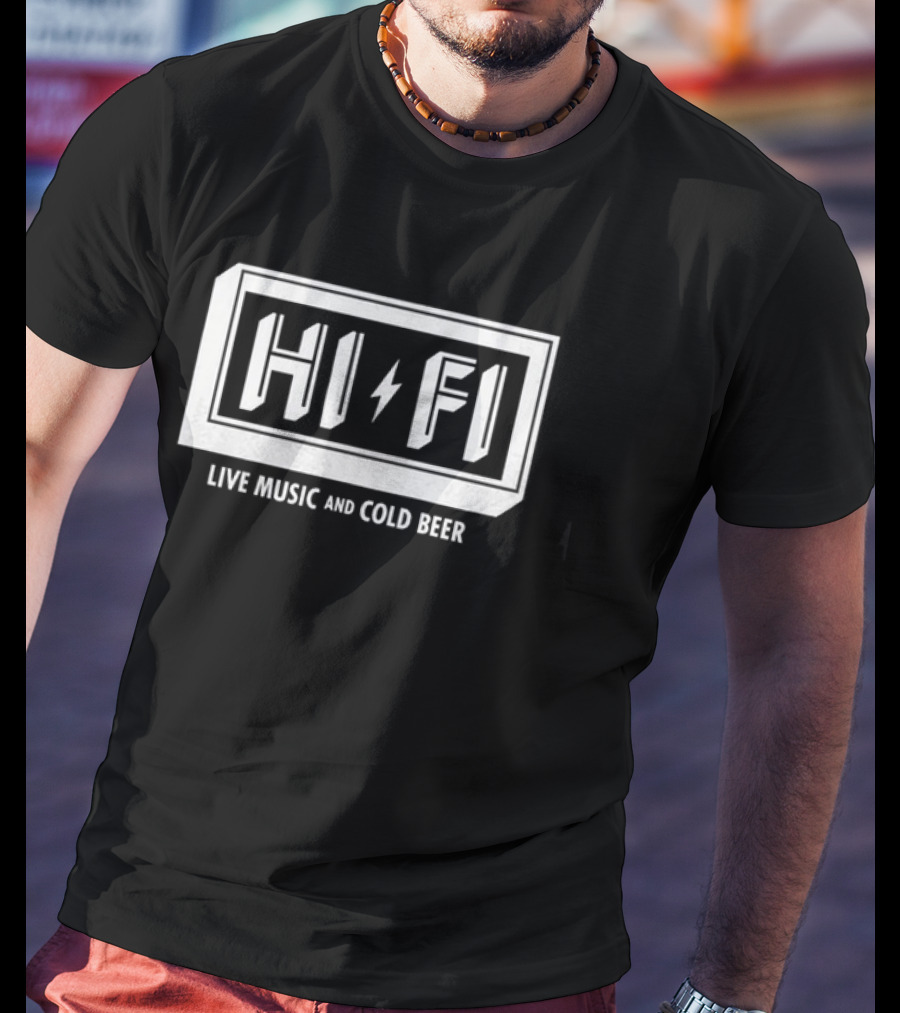 Andy Jassy Hi Fi Live Music And Cold Beer T-Shirt