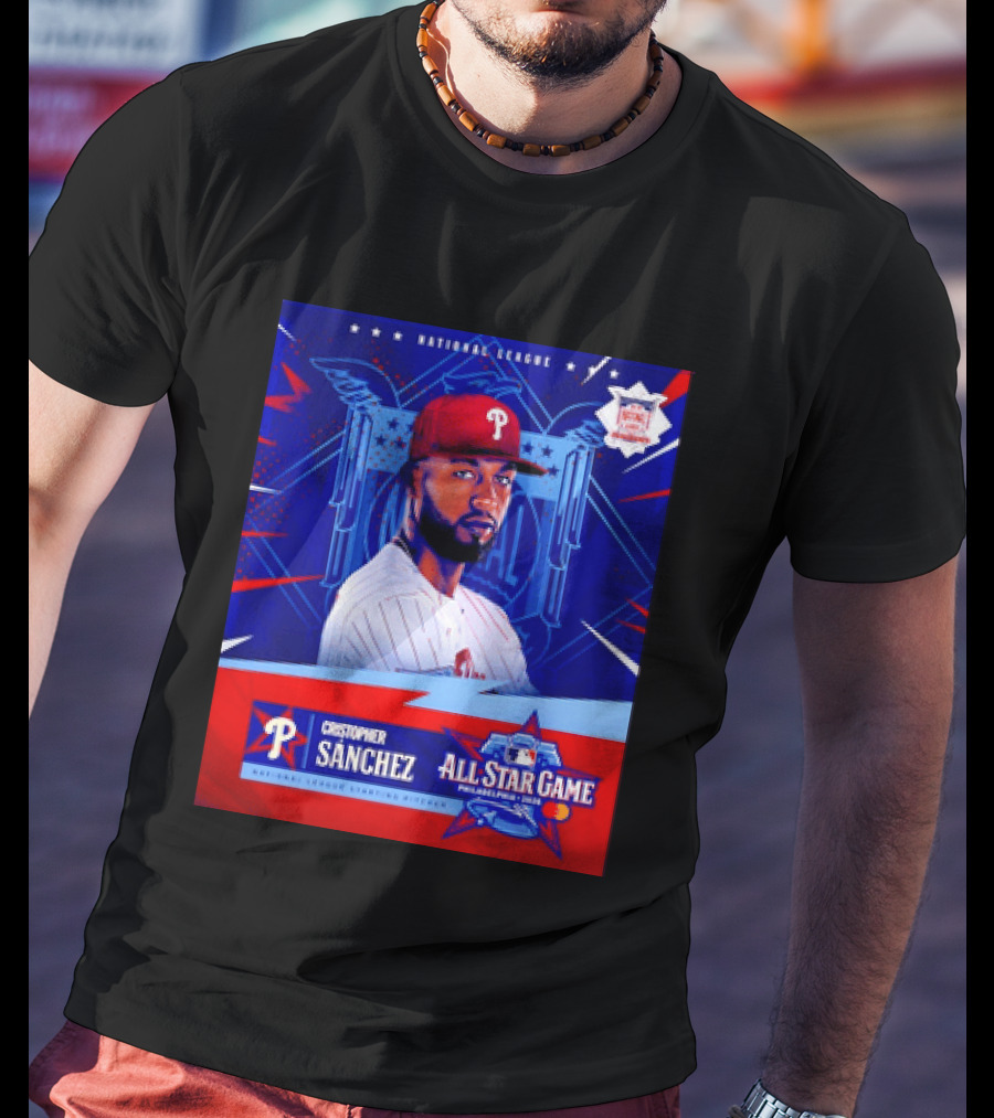 Cristopher Sánchez Philadelphia National League All Star Game 2026 T-Shirt