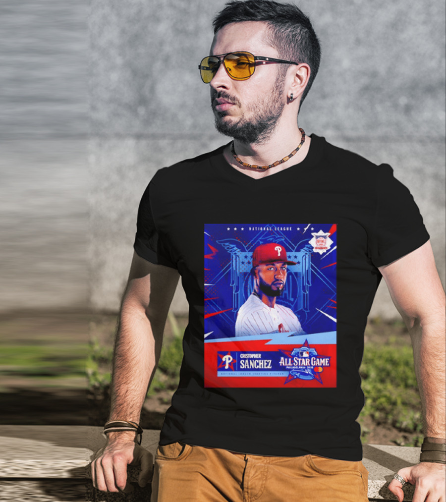 Cristopher Sánchez Philadelphia National League All Star Game 2026 T-Shirt