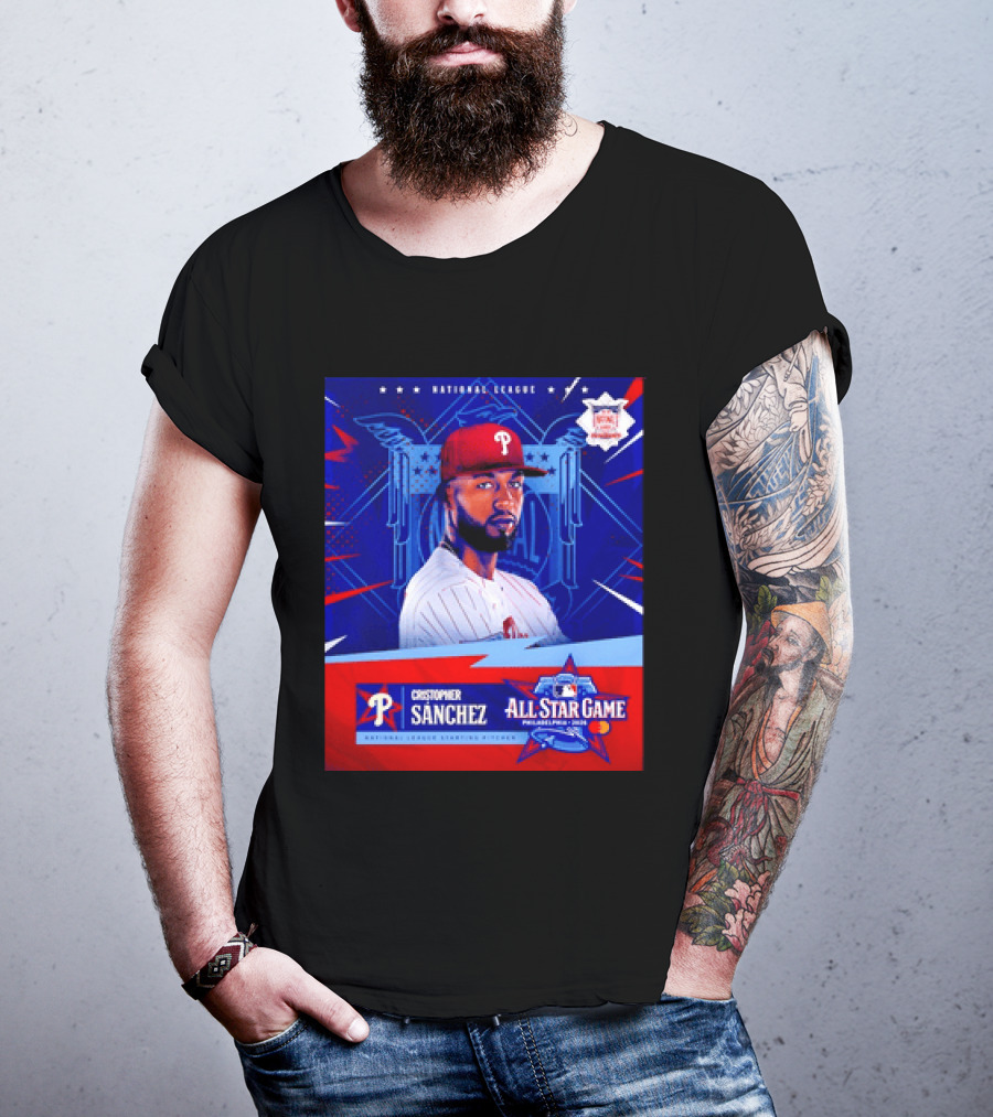 Cristopher Sánchez Philadelphia National League All Star Game 2026 T-Shirt