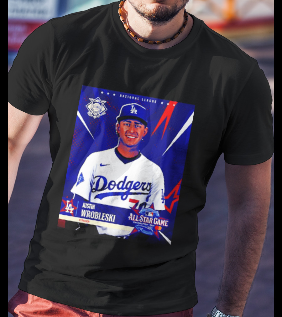 Justin Wrobleski Los Angeles Dodgers 2026 All Star Game National League T-Shirt