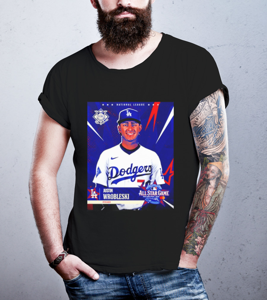 Justin Wrobleski Los Angeles Dodgers 2026 All Star Game National League T-Shirt