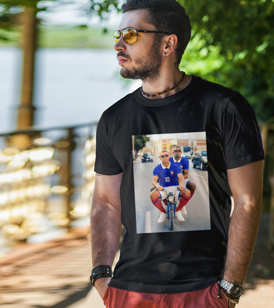 Kylian Mbappé Ousmane Dembélé France Team Jersey T-Shirt