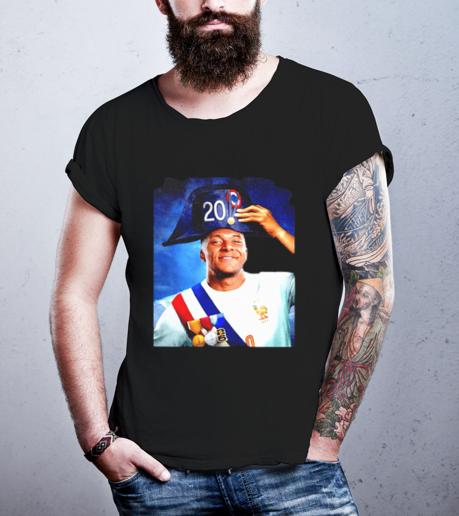Kylian Mbappé France National Team 2026 Captain No 20 Napoleon Hat T-Shirt