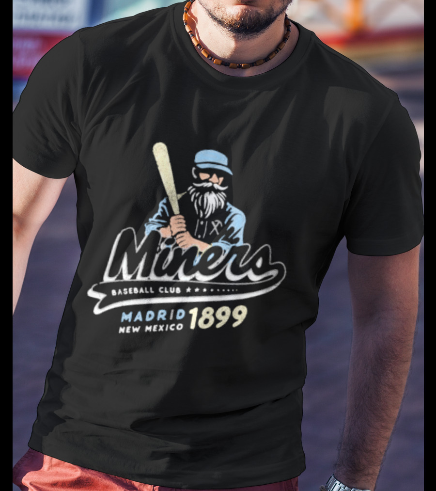 Miners Baseball Club Madrid New Mexico 1899 T-Shirt