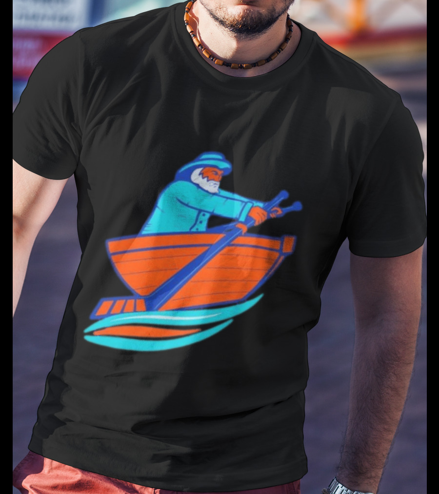 Islanders Fisherman New York NHL Team 26 T-Shirt