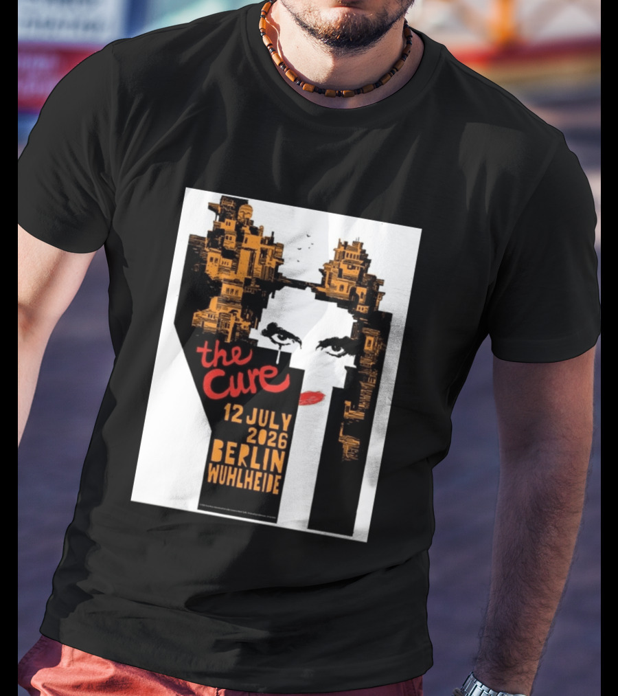 The Cure 12 July 2026 Berlin Wuhlheide Event Limited Edition T-Shirt