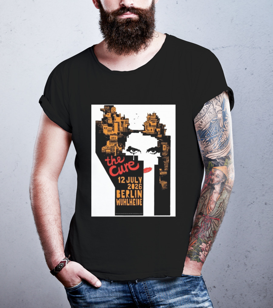 The Cure 12 July 2026 Berlin Wuhlheide Event Limited Edition T-Shirt