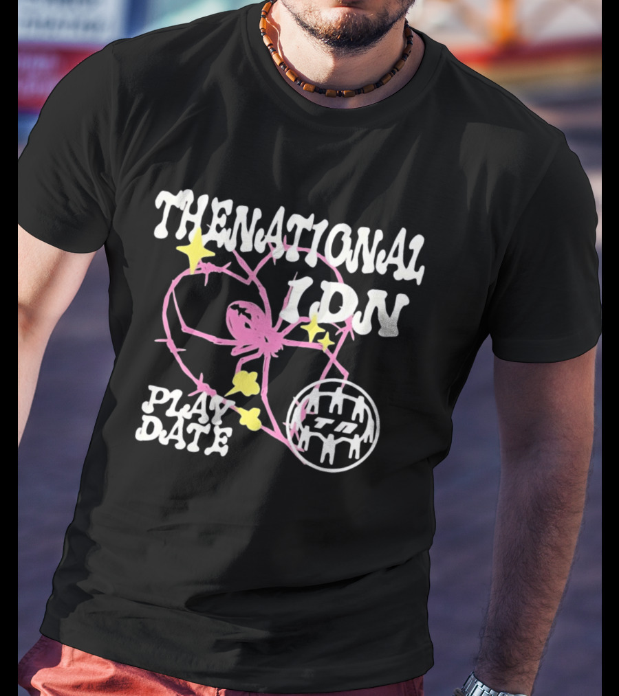 THE NATIONAL IDN Play Date Heart And Stars T-Shirt