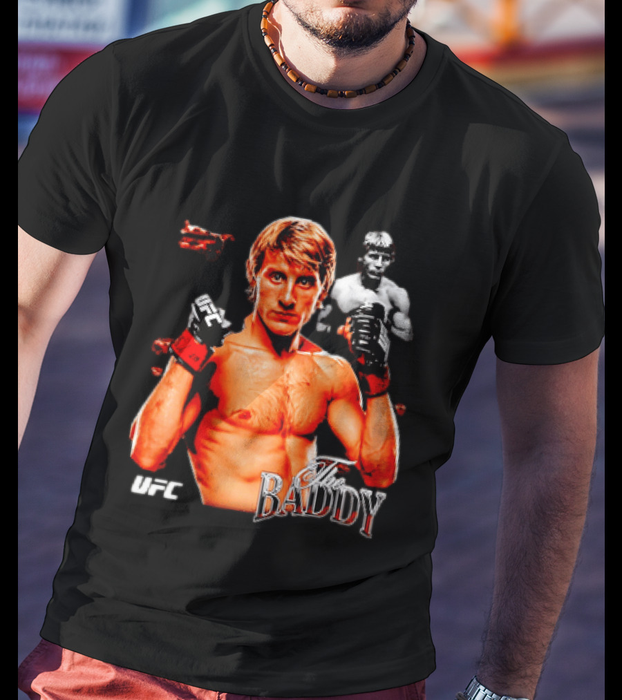Paddy Pimblett The Baddy UFC MMA Fighter Image T-Shirt