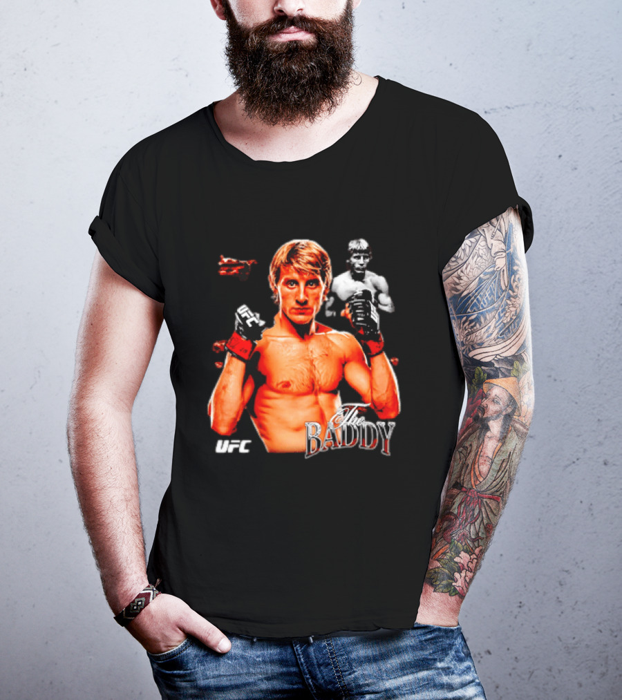 Paddy Pimblett The Baddy UFC MMA Fighter Image T-Shirt