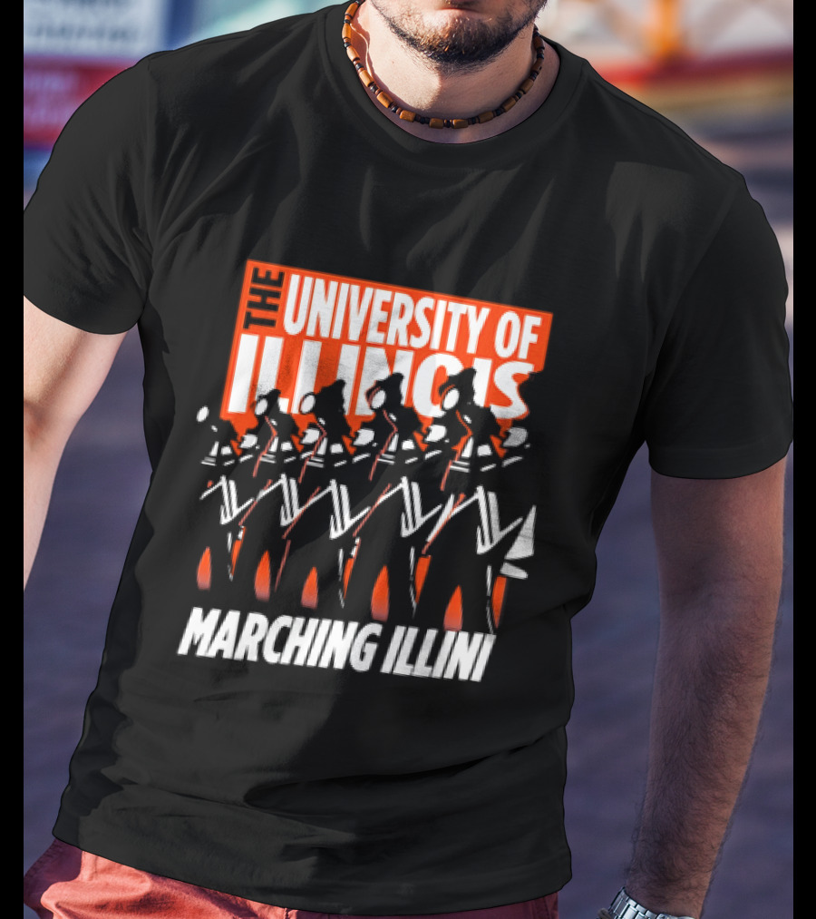The University Of Illinois Marching Illini Band T-Shirt