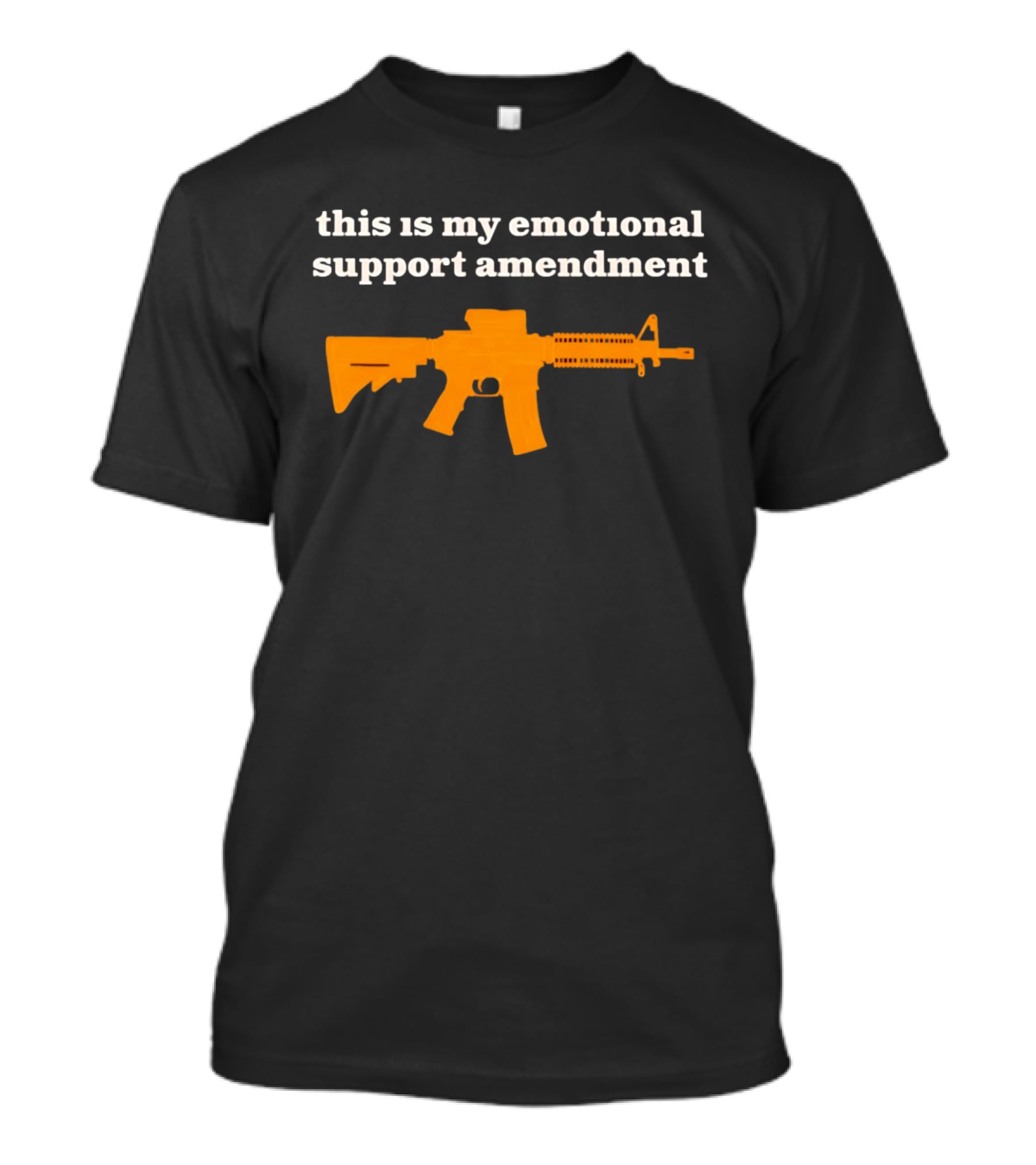 This Is My Emotional Support Amendment Rifle T-Shirt