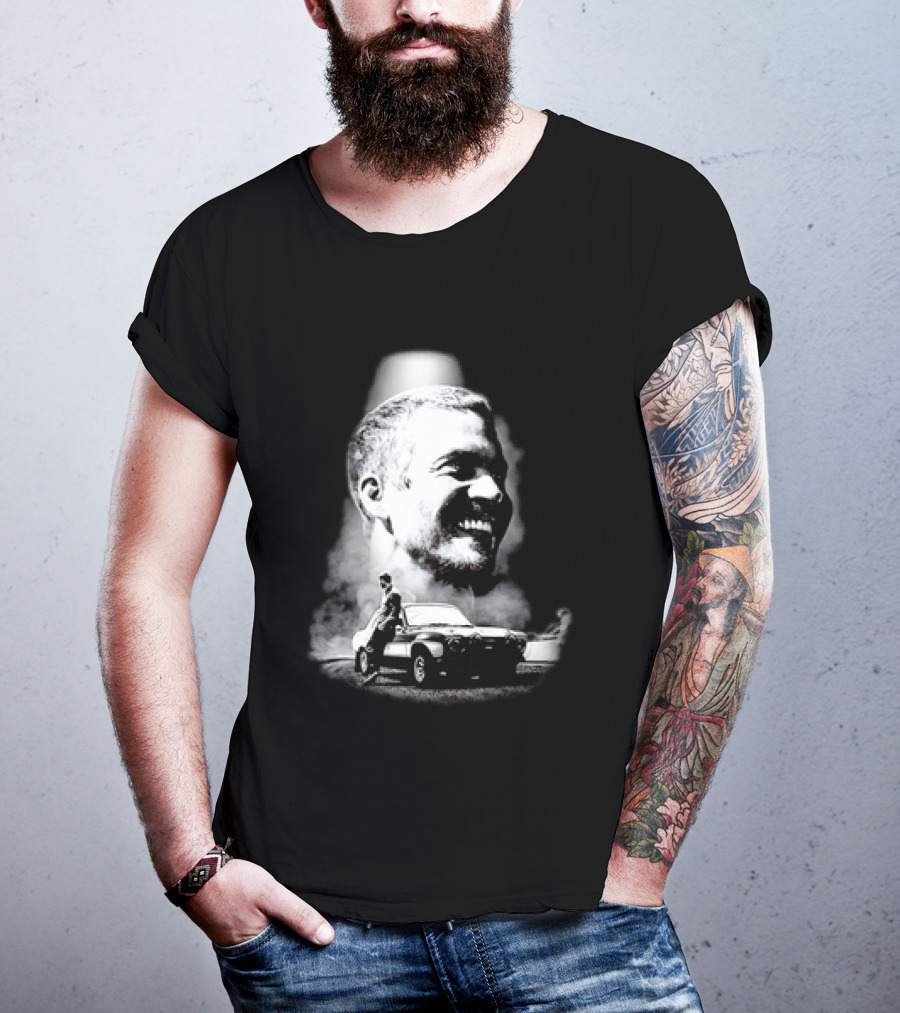 Paul Walker Fast And Furious Tribute With Classic Car Scene T-Shirt
