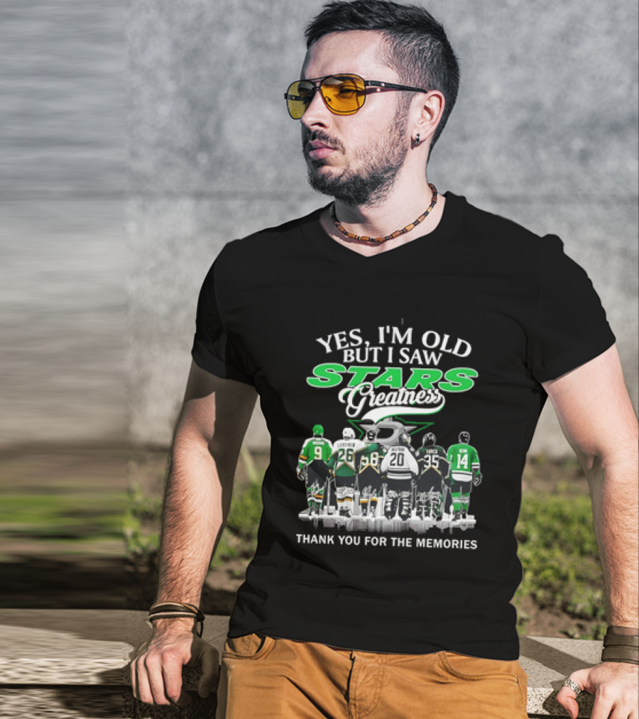 Yes I'm Old But I Saw Stars Greatness Thank You For The Memories T-Shirt