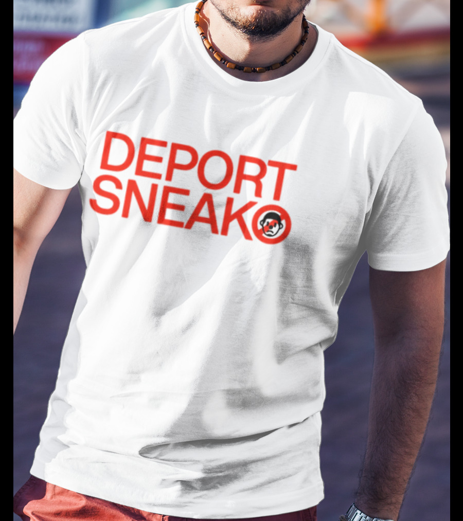 Deport Sneako Nick Fuentes Store Red T-Shirt