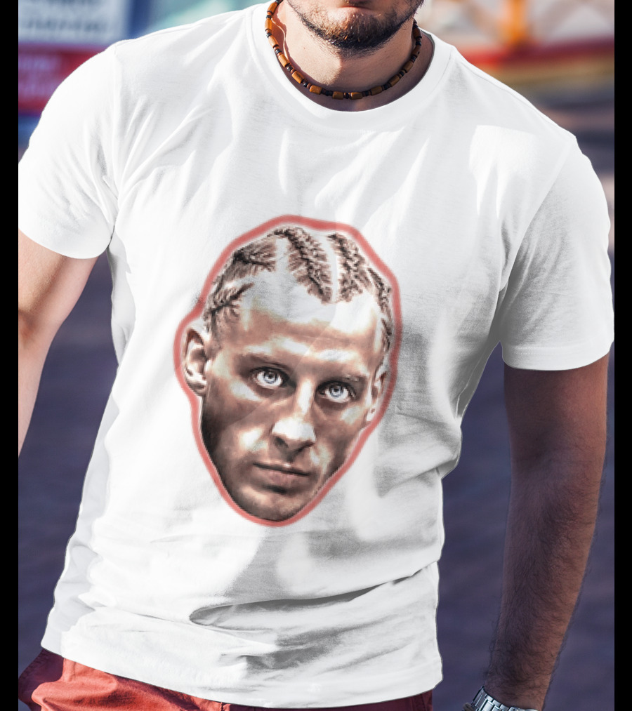 Paddy The Baddy Pimblett UFC MMA Fighter Portrait Braided Hairstyle T-Shirt
