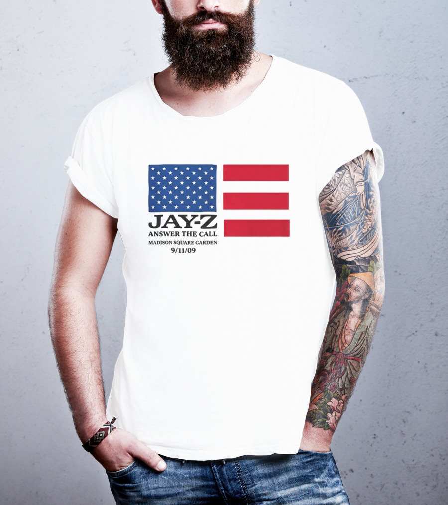 Jay Z Answer The Call Madison Square Garden 9/11/09 T-Shirt