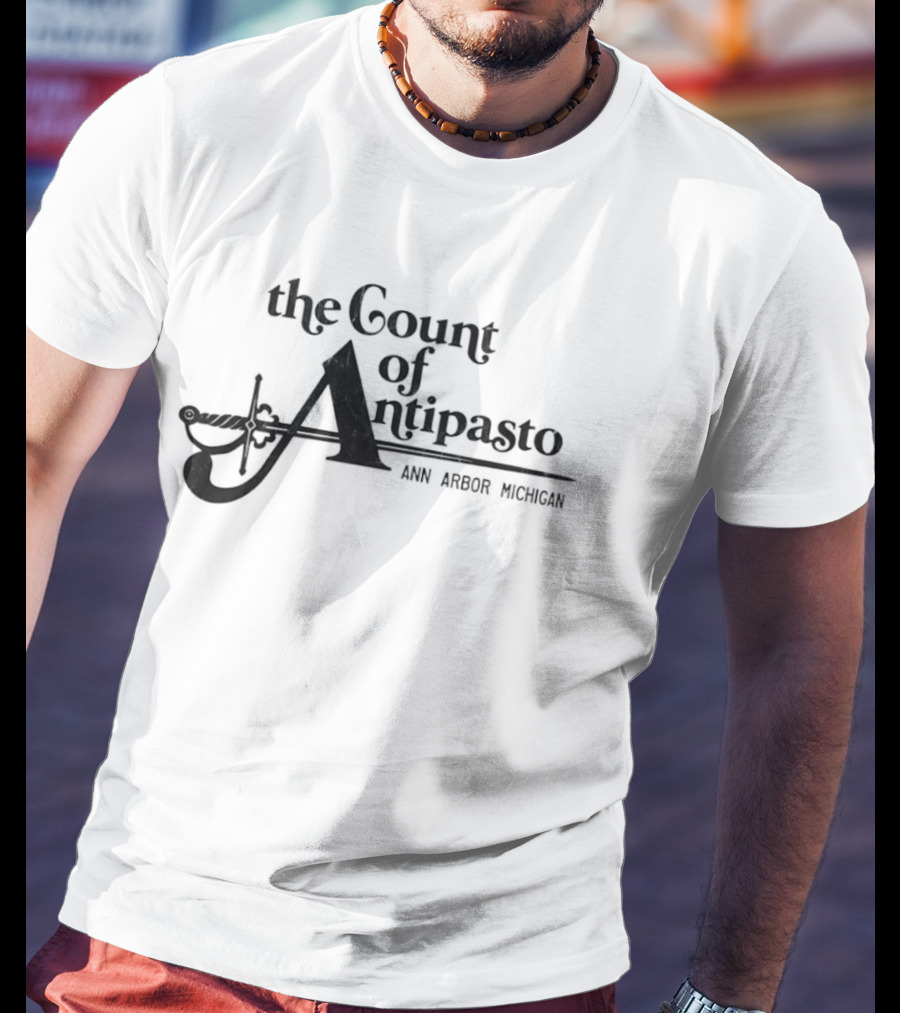 The Count Of Antipasto Ann Arbor Michigan Music T-Shirt