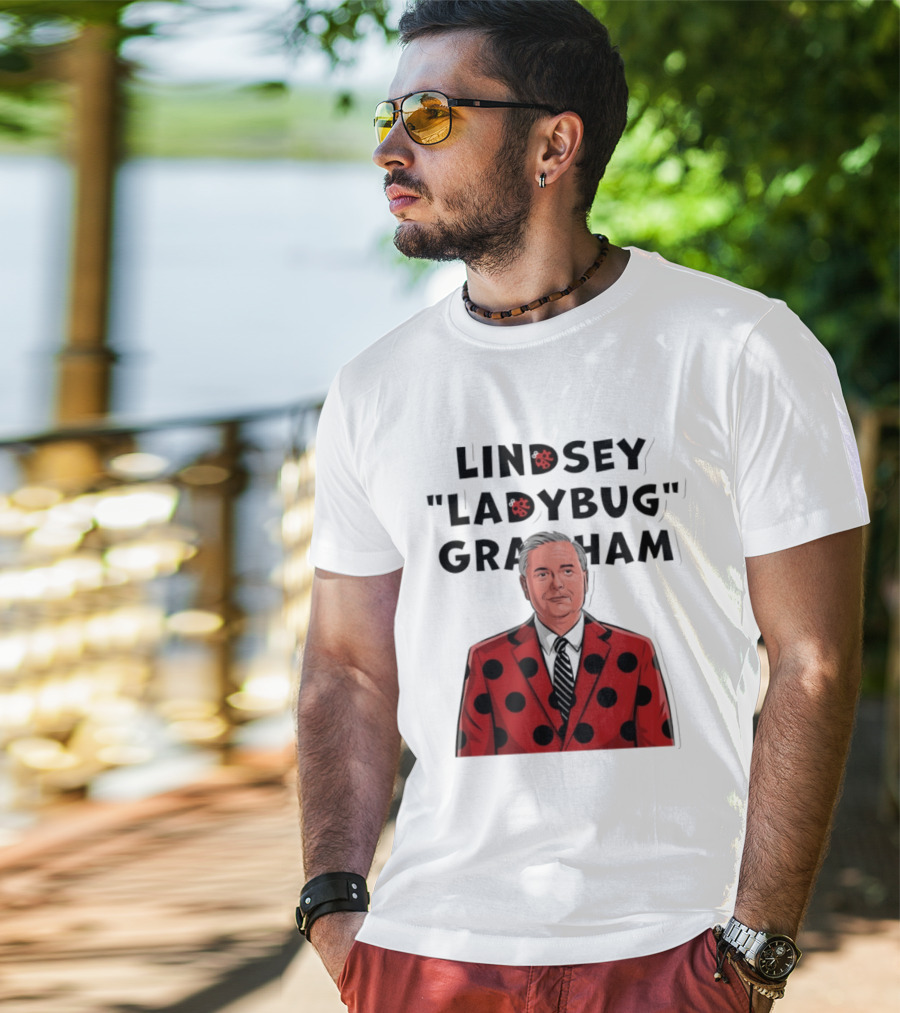 Lindsey "Ladybug" Graham Southern Satire Political Humor T-Shirt