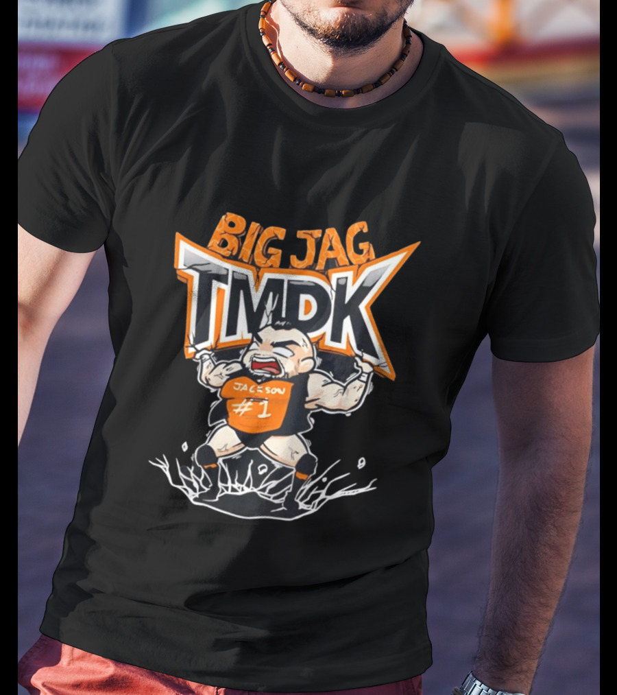 Big Jag TMDK Cartoon Wrestler Jackson #1 T-Shirt
