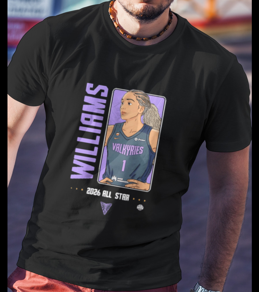 Golden State Valkyries Gabby Williams 2026 WNBA All Star Williams 1 T-Shirt