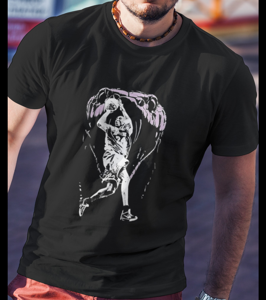 Black Mamba Kobe Bryant LA Lakers Basketball Shooting Action T-Shirt