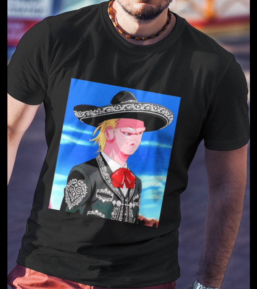 Majin Buu Mariachi Charro Dragon Ball Z Haaland Fusion T-Shirt