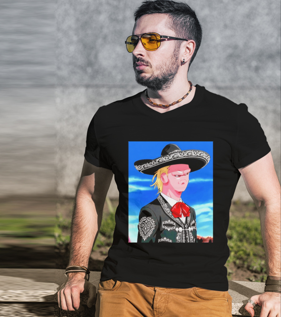 Majin Buu Mariachi Charro Dragon Ball Z Haaland Fusion T-Shirt