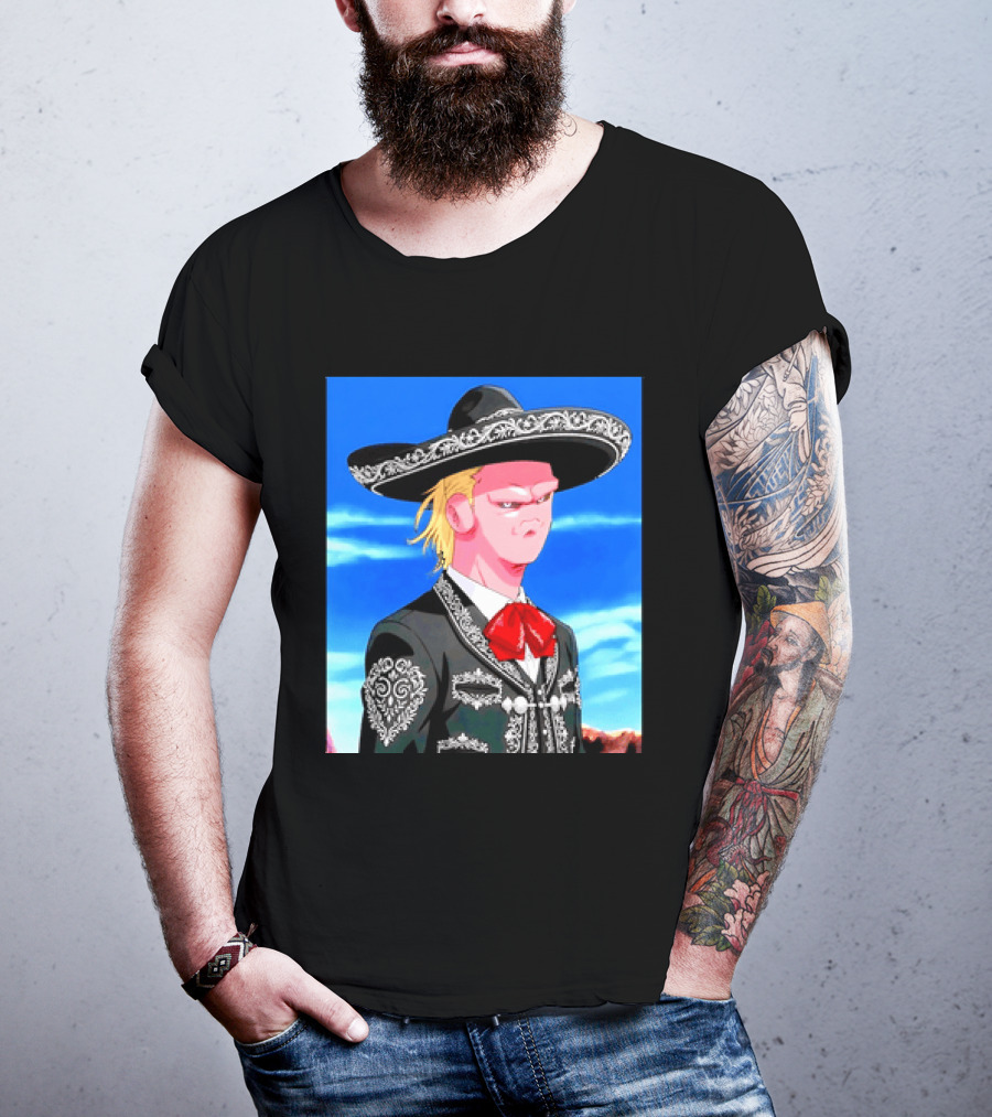 Majin Buu Mariachi Charro Dragon Ball Z Haaland Fusion T-Shirt