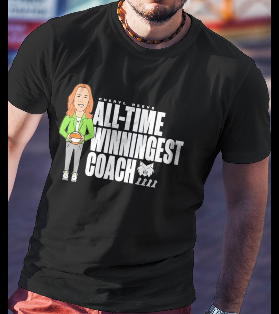 Cheryl Reeve All Time Winningest Coach Iconic Basketball Champion Recognition T-Shirt