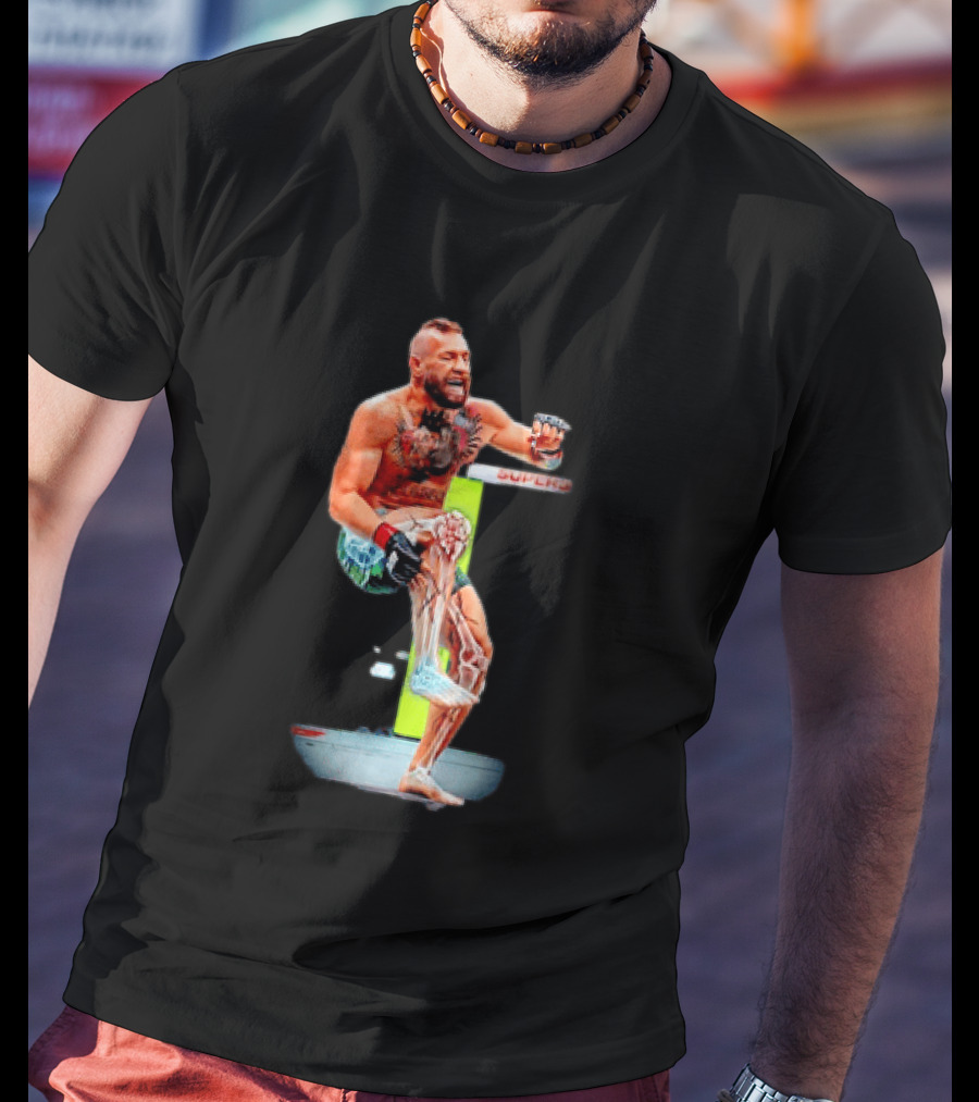 Conor McGregor One Minute Man Broken Leg UFC Fighter MMA Injury T-Shirt