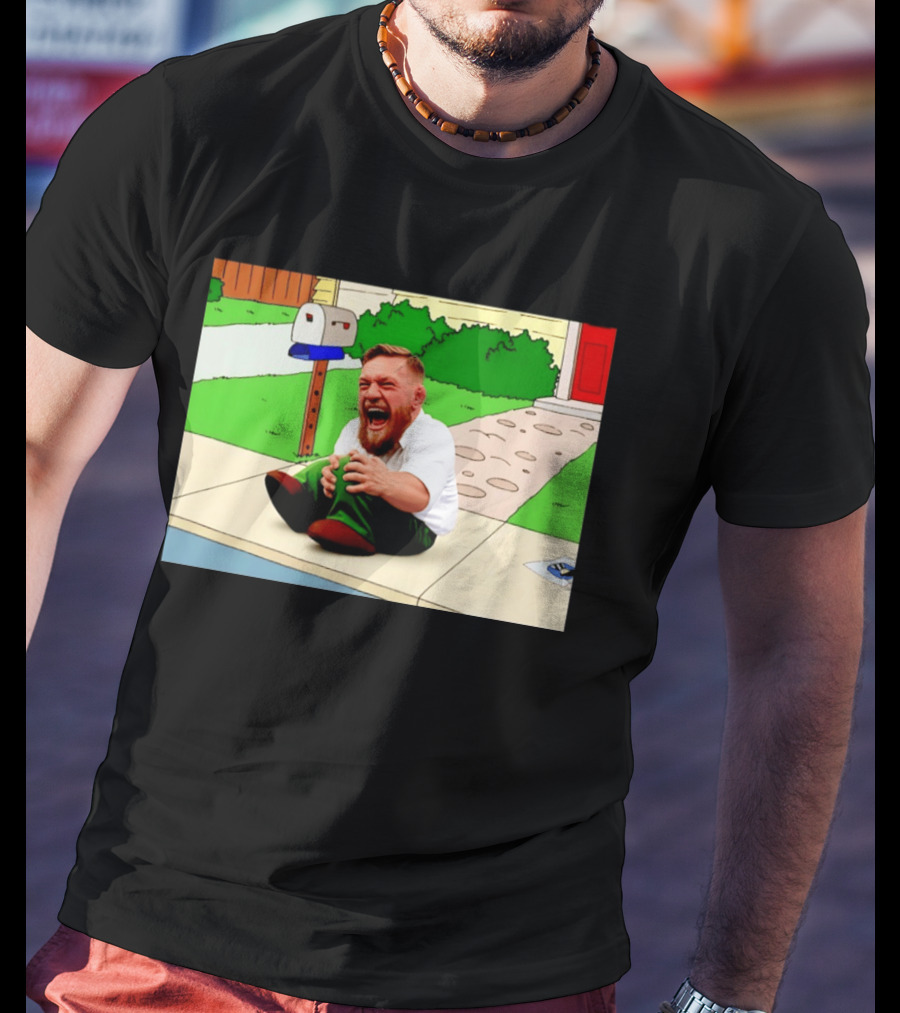 Family Guy Conor McGregor Laughing Curb Scene T-Shirt