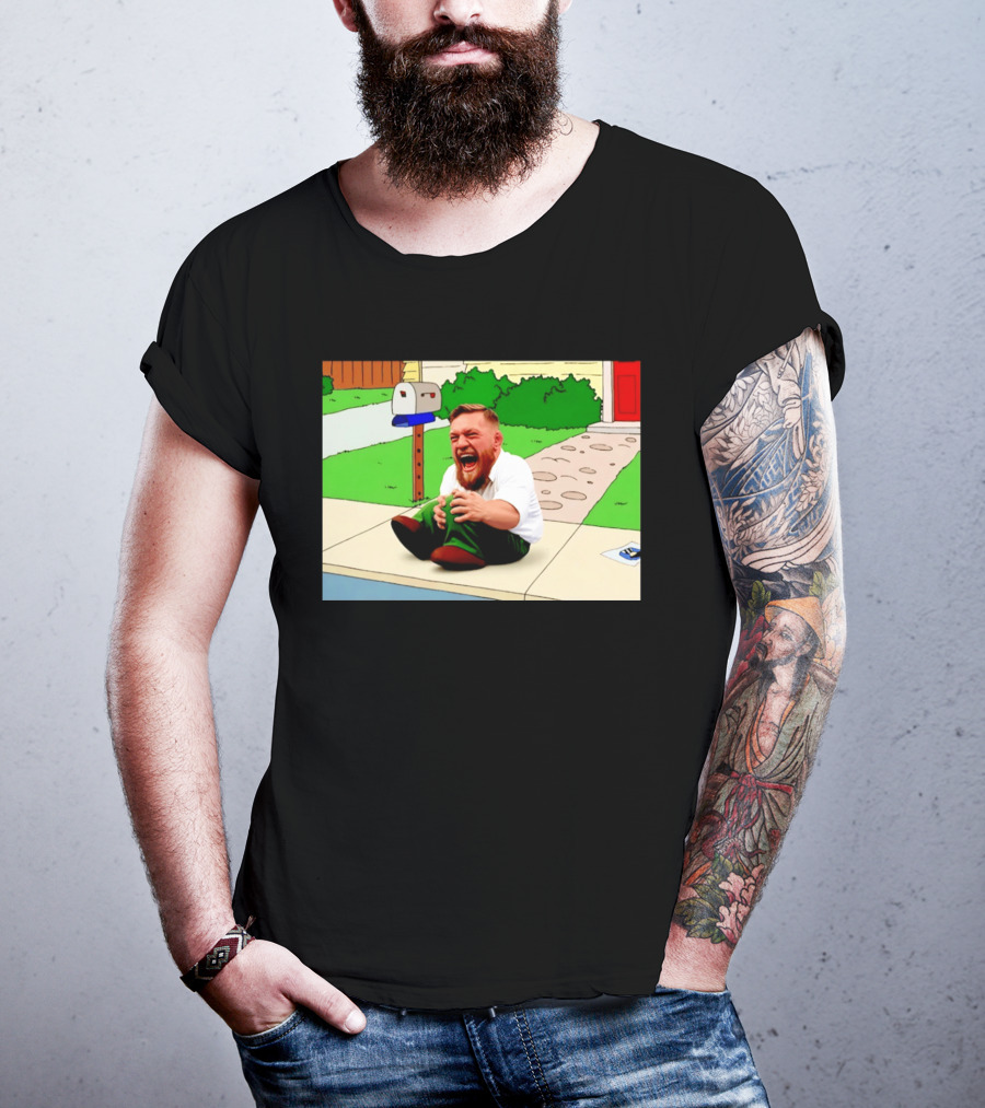 Family Guy Conor McGregor Laughing Curb Scene T-Shirt