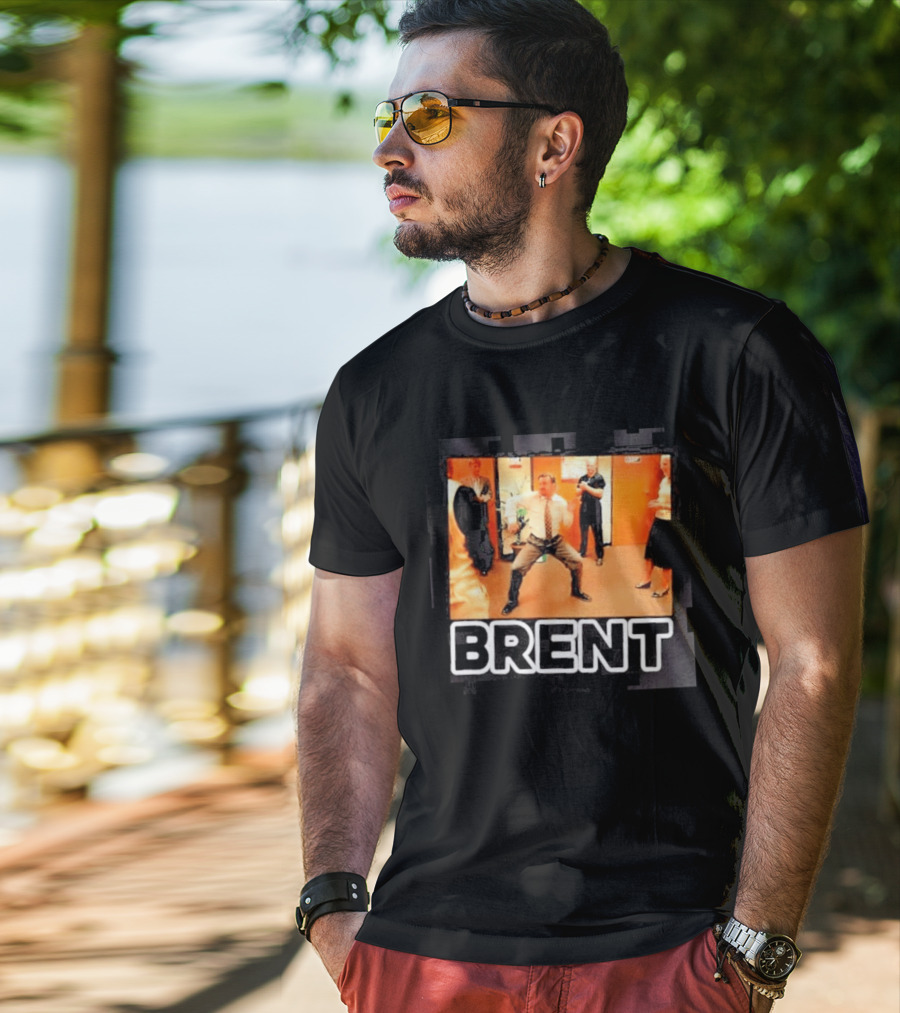 David Brent Iconic Dance Scene From The Office UK Series T-Shirt