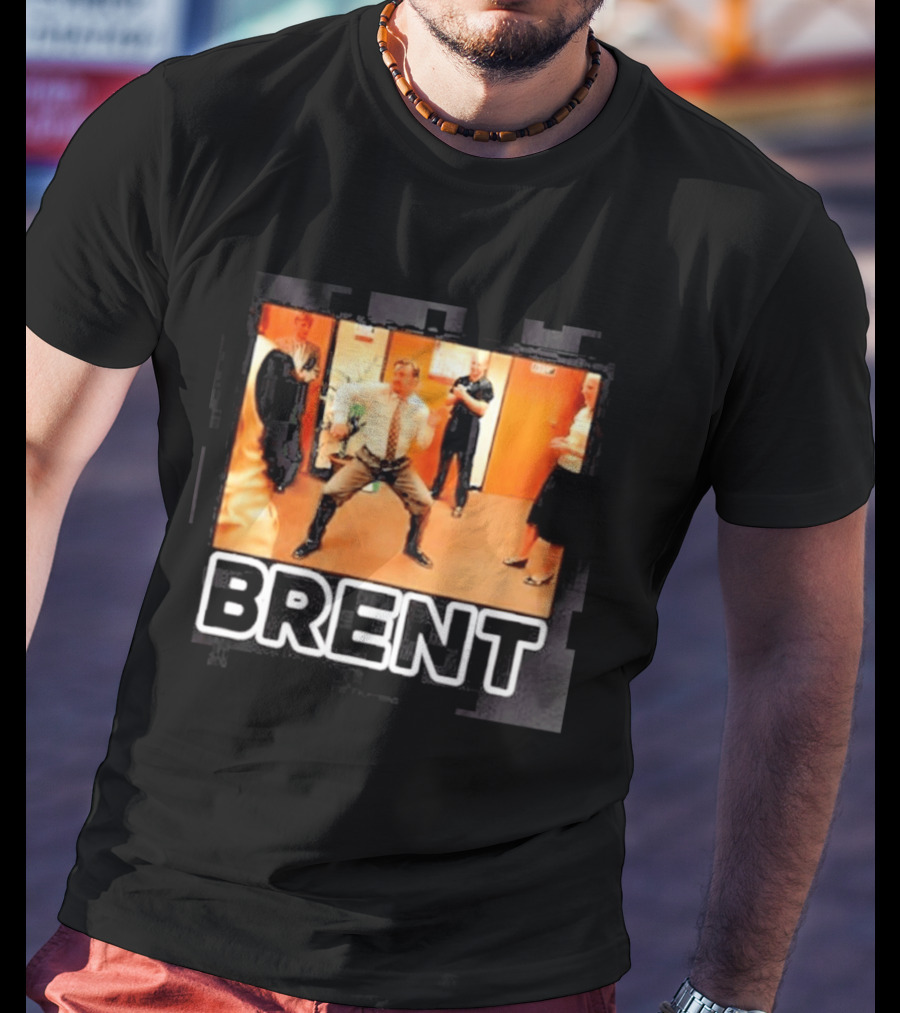 David Brent Iconic Dance Scene From The Office UK Series T-Shirt