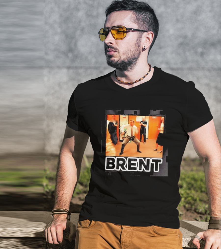 David Brent Iconic Dance Scene From The Office UK Series T-Shirt