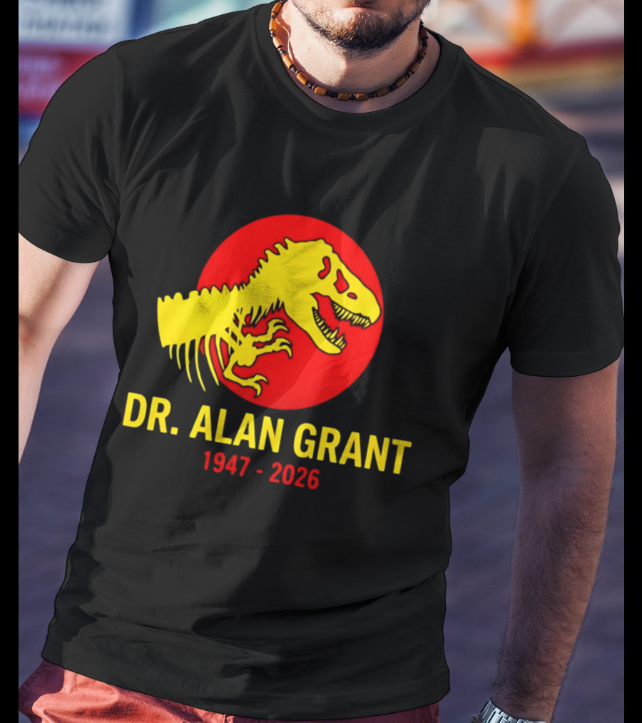 Dr. Alan Grant 1947 2026 Memorial Rex T-Shirt