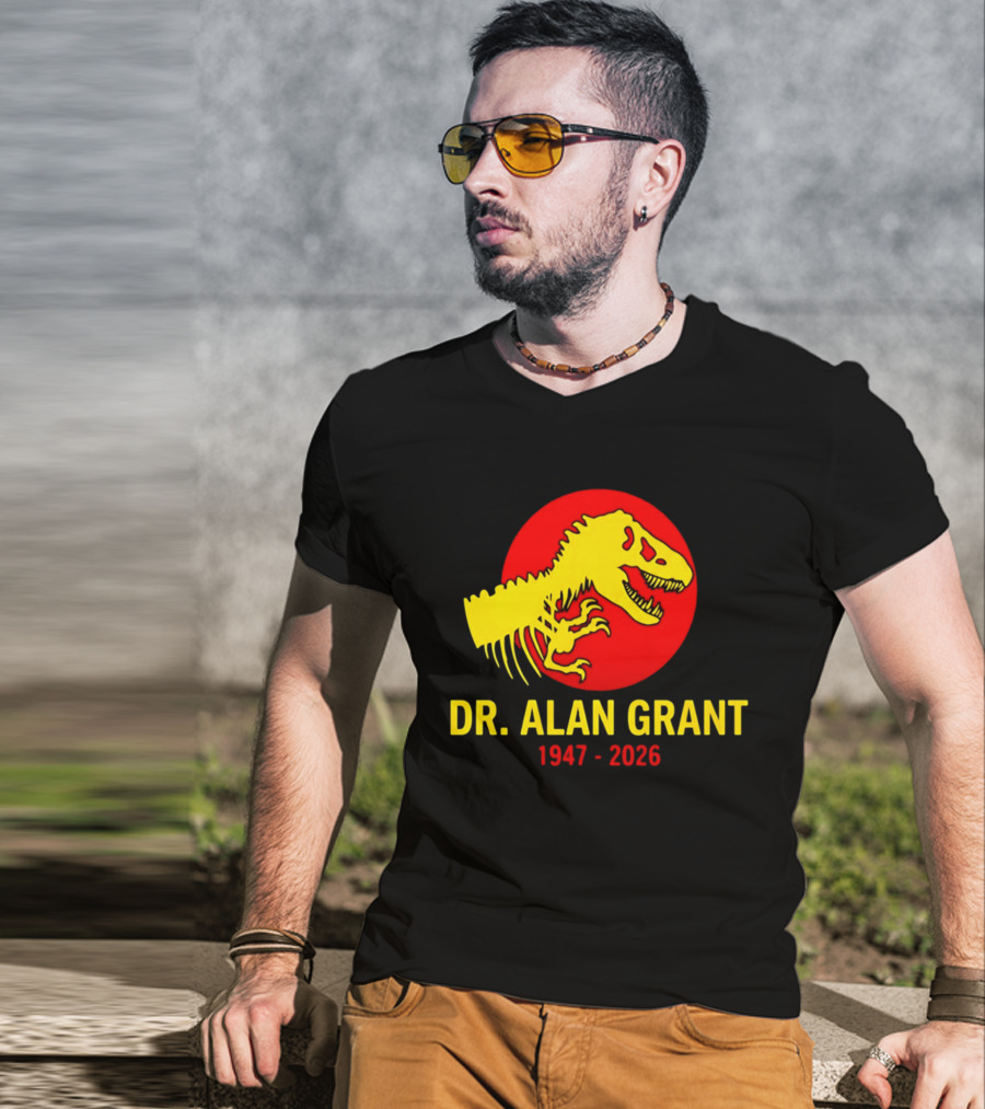 Dr. Alan Grant 1947 2026 Memorial Rex T-Shirt