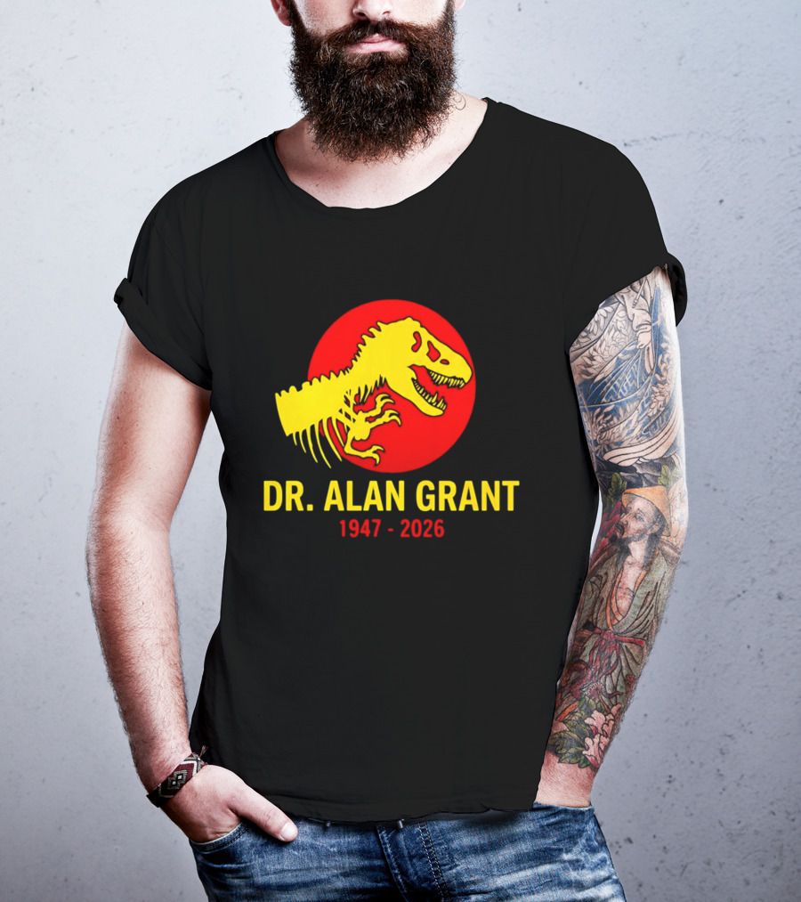 Dr. Alan Grant 1947 2026 Memorial Rex T-Shirt