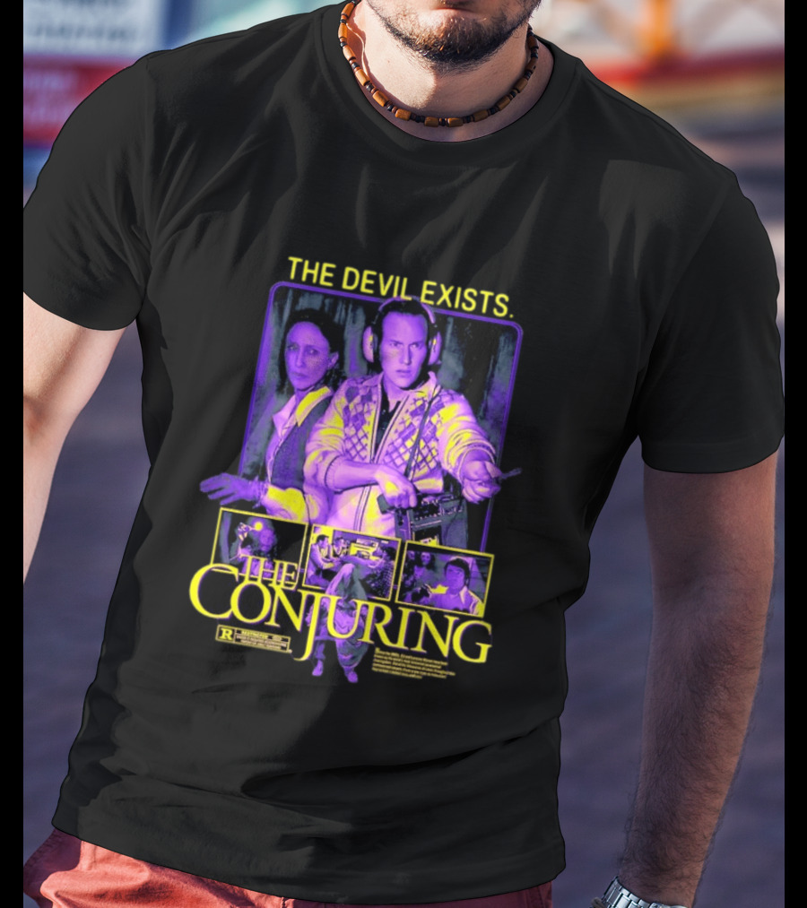 The Conjuring The Devil Exists Movie Horror Ed And Lorraine Warren T-Shirt