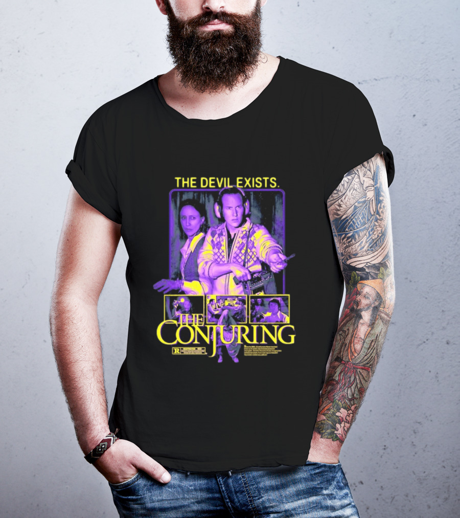 The Conjuring The Devil Exists Movie Horror Ed And Lorraine Warren T-Shirt