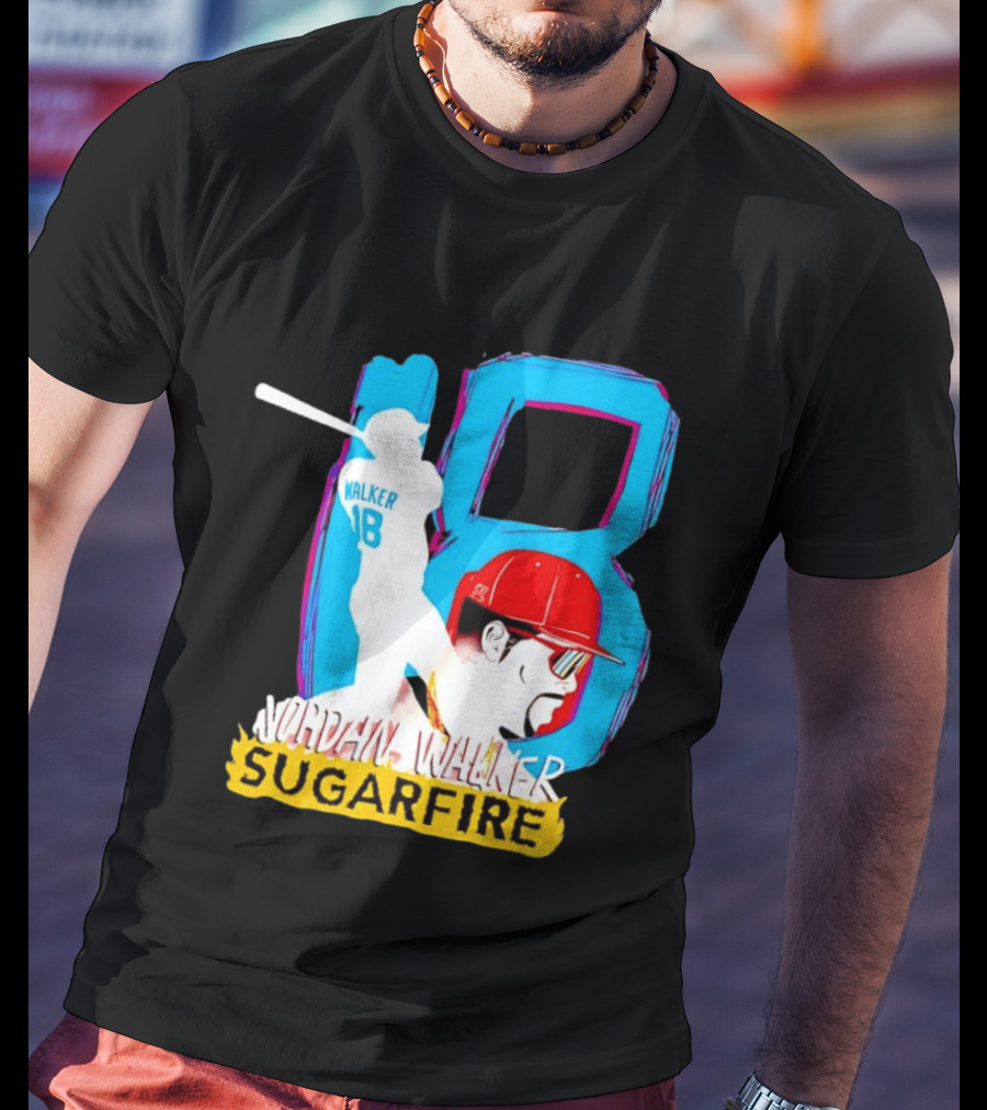 Jordan Walker Sugarfire St. Louis Cardinals Home Run Derby Champ 18 Baseball T-Shirt